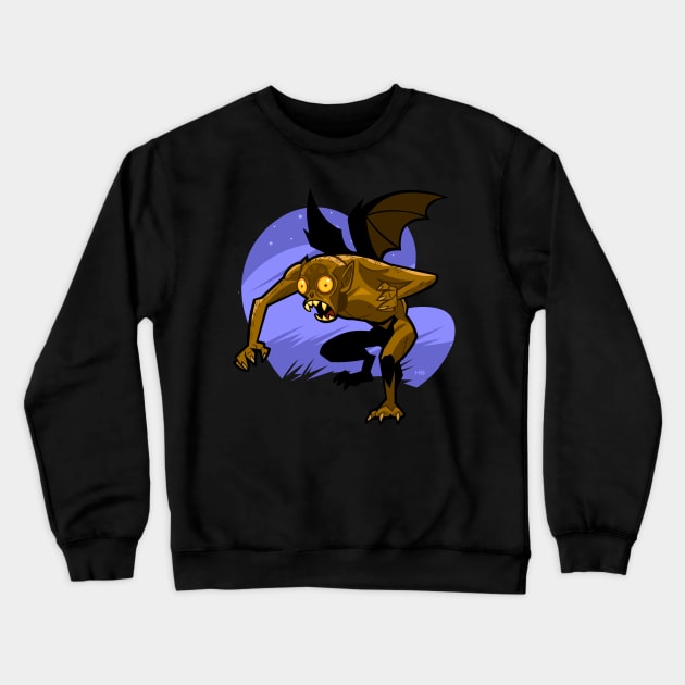 El Chupacabra Crewneck Sweatshirt by hurleysbrand